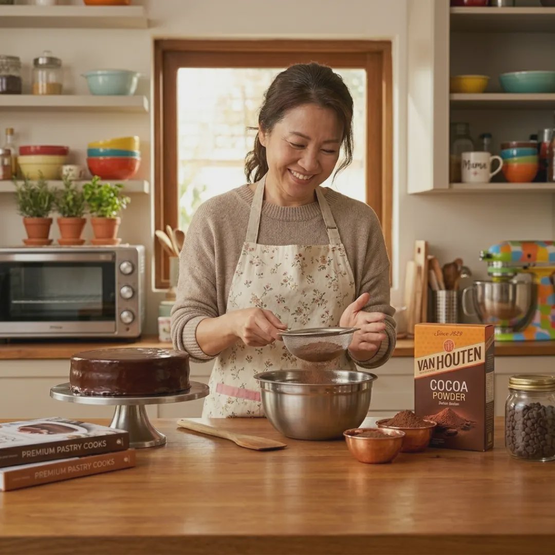 coklat bubuk vanhouten